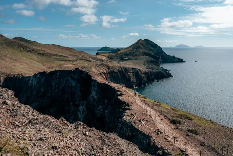 Ponta de São Lourenço, paisagem árida no leste da Madeira